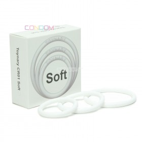 Toynary CR01 Soft - 100% Silicone Cock Rings White (ห่วงรัดโคน)