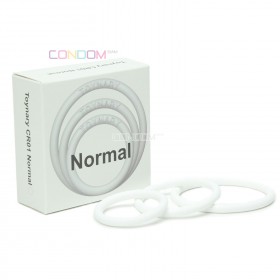 Toynary CR01 Normal - 100% Silicone Cock Rings White (ห่วงรัดโคน)