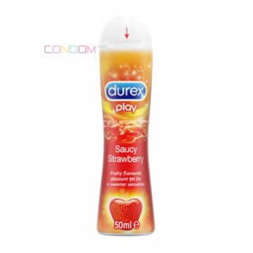 Durex Play Sweet Strawberry 50 ml (ดูเร็กซ์ เพลย์ สวีท สตรอเบอร์รี่)
